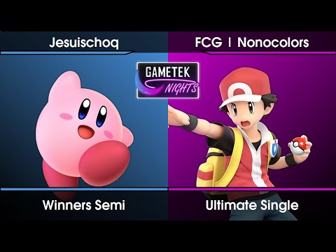 Gametek Night 2023.05 - Jesuischoq (Kirby) Vs. Nonocolors (Pokemon Trainer) SSBU Ultimate Tournament