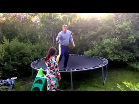 Drunk Man on Trampoline Fails