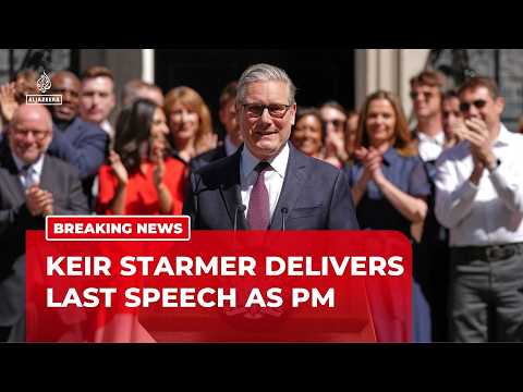 Keir Starmer says ‘my work is done’ as he resigns as UK PM