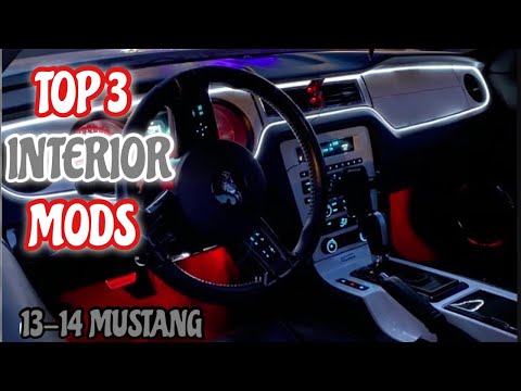 Top 3 Interior Mods You NEED For The Mustang!