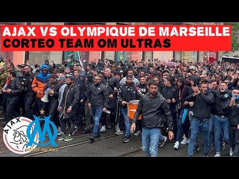 Olympique de Marseille fans in Amsterdam | Ajax vs Marseille | 21-09-2023