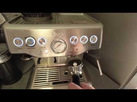 Sage Barista Express reinigen Kurzanleitung Clean Shortcut. GASTROBACK Espresso Maschine AdvancedPro