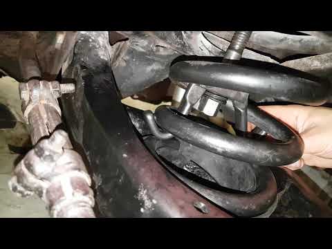 Spring installation the easy way. Even with no engine or weight. 2nd gen f body (Camaro / Firebird)