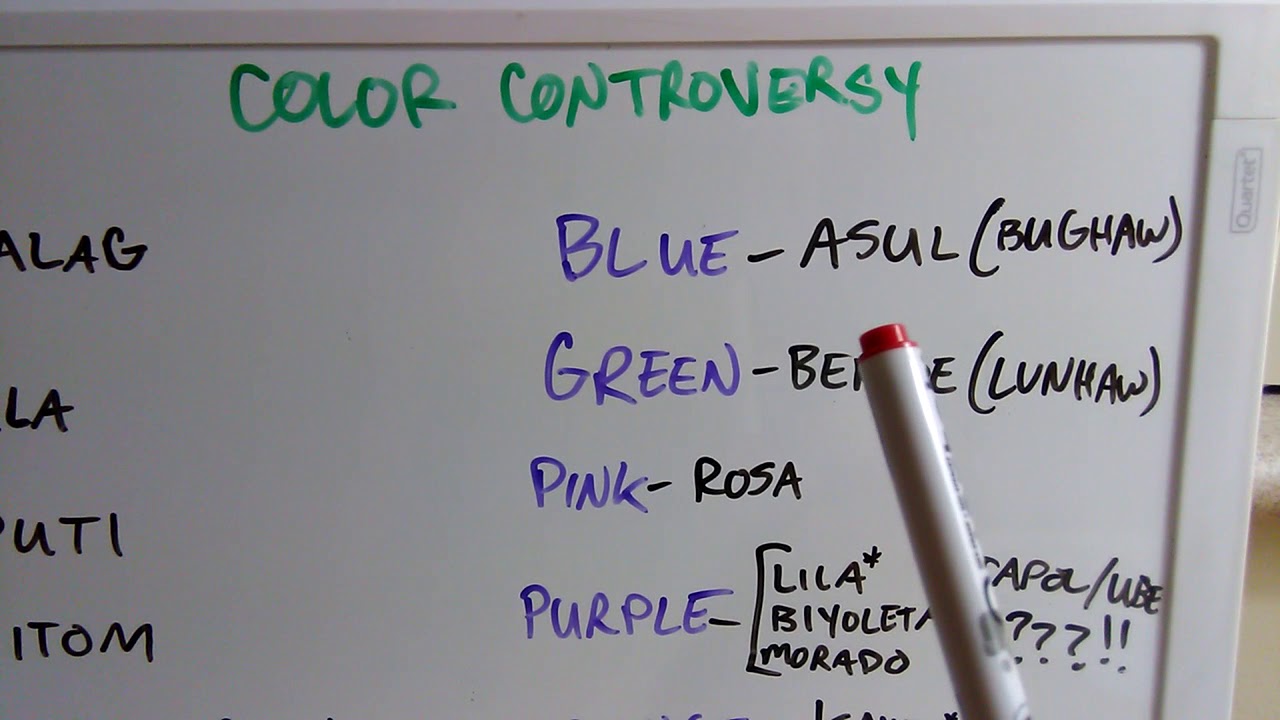 Let's Learn Cebuano Visayan - Colors