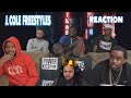 J. Cole Freestyles - L.A. LEAKERS (REACTION!)