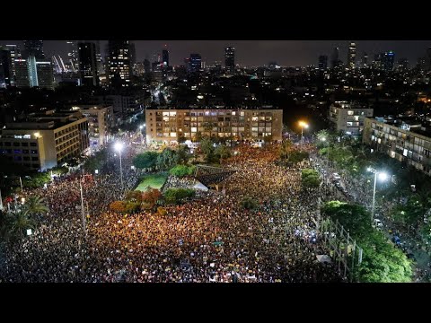 مظاهرات حاشدة بمشاركة آلاف الإسرائيليين احتجاجا على تعامل الحكومة مع تداعيات أزمة كورونا