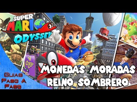 Super Mario Odyssey | Localización de las Monedas moradas en el Reino Sombrero