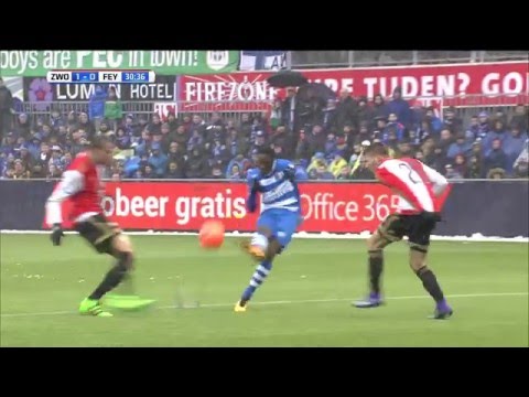 Samenvatting PEC Zwolle - Feyenoord 2015-2016
