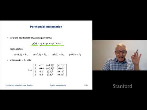 Stanford ENGR108 Introduction to Applied Linear Algebra | 2020 | Lecture 1 Introduction