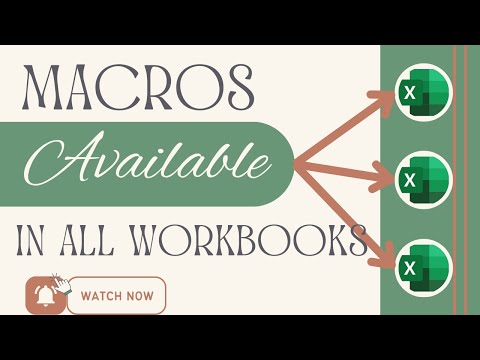 Make Your Macros Available in All Workbooks in Excel