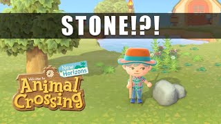 Animal Crossing New Horizons how to get stone