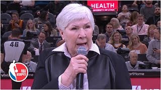 Jazz owner Gail Miller addresses crowd following Russell Westbrook incident | NBA on ESPN