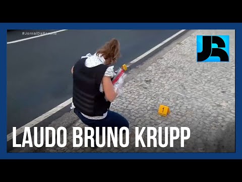 Perícia aponta que modelo Bruno Krupp pilotava moto em alta velocidade quando atropelou adolescente
