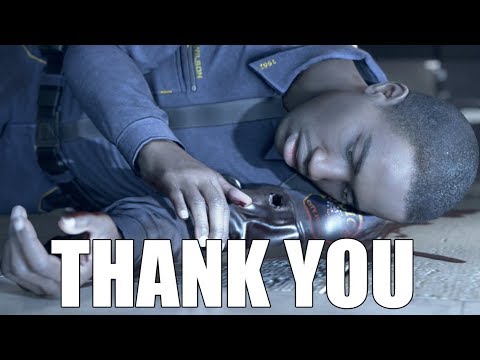 Detroit Become Human - “What Happens If” Connor Saved The Cop During The Hostage - Public Enemy