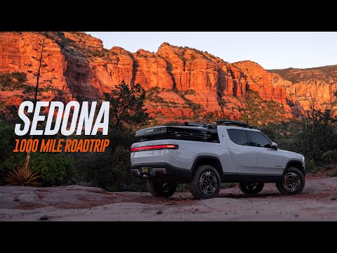 Rivian R1T 1000 Mile Roadtrip to Sedona | Off Roading, Camping and Hiking