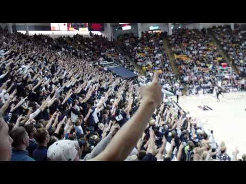 Utah State's winning team, losing team chant
