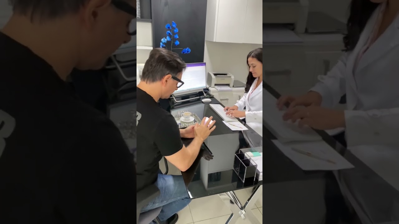 #TBT da consulta do Murilo Rosa na Clínica Bloch com Dra. Leila Bloch.