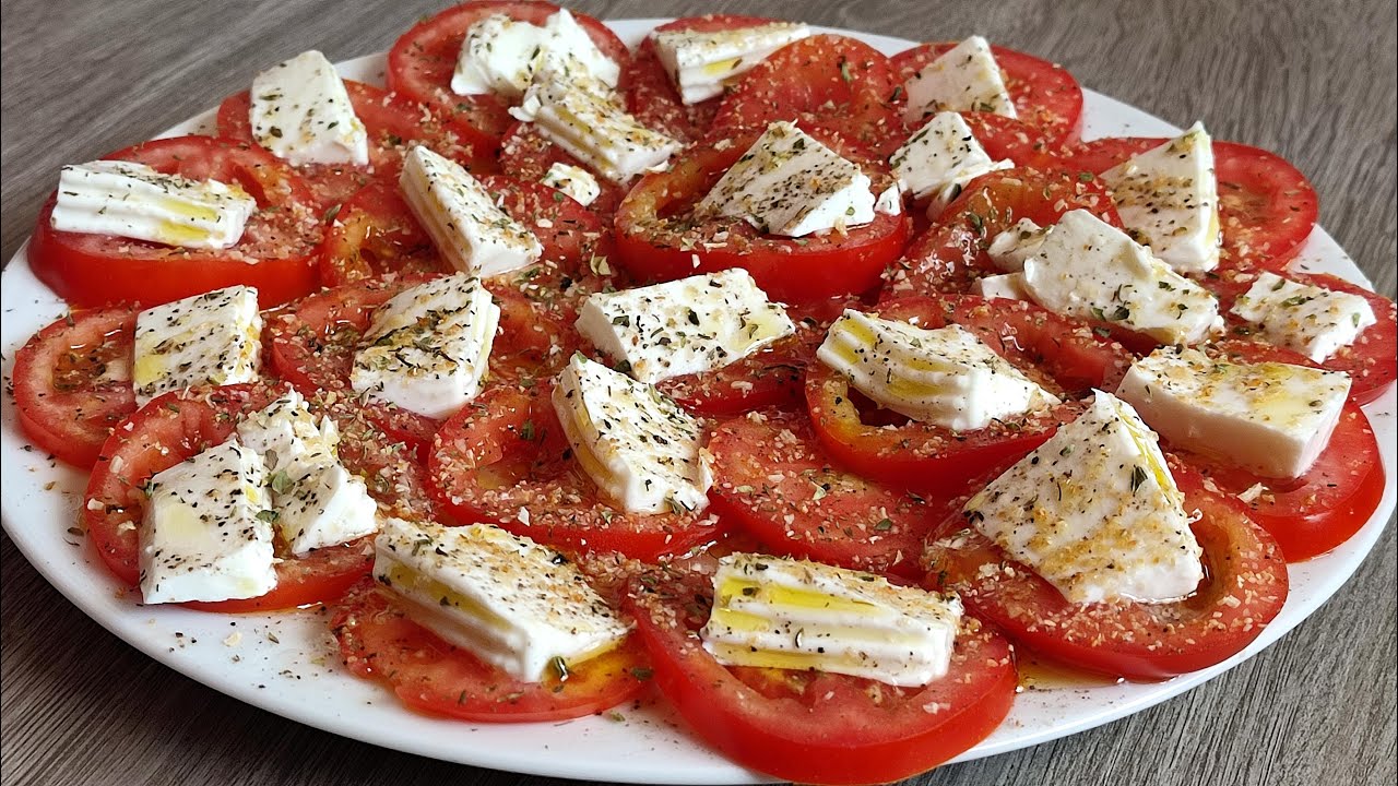 🍅🧀COMBATE EL CALOR CON ESTA VINAGRETA DE TOMATE CON QUESO FRESCO😋✔ | El Dulce Paladar