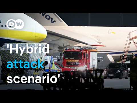 Explosive drone found near Ukrainian cargo plane at German airport | DW News