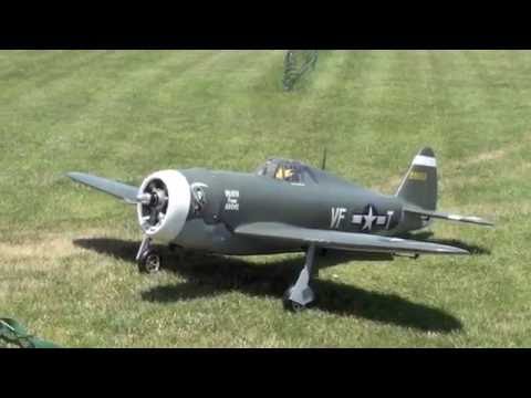 Top Flite P47 Giant Scale Razorback Maiden, Saito Radial