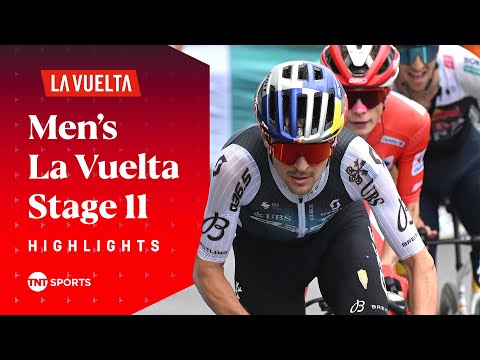 EARLY RACE FINISH 🚴 | 2025 Men's La Vuelta Stage 11 Race Highlights | TNT Sports Cycling