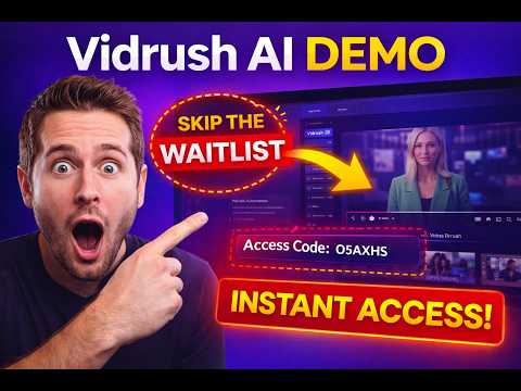 Vidrush AI Review 2026 – Full Demo + Skip the Waitlist (Instant Access)
