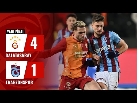Galatasaray 4-1 Trabzonspor | MAÇ ÖZETİ | Süper Kupa Yarı Final Mücadelesi