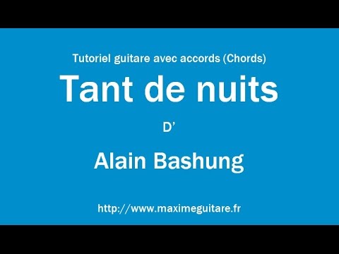 Tant De Nuits - Alain Bashung