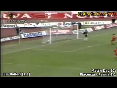 Serie A 1993-1994, day 17 Piacenza - Parma 1-1 (Balleri goal)