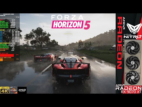 Forza Horizon 5 Extreme Ray Tracing 4K | 9070 XT | R7 9800X 3D 5.5GHz