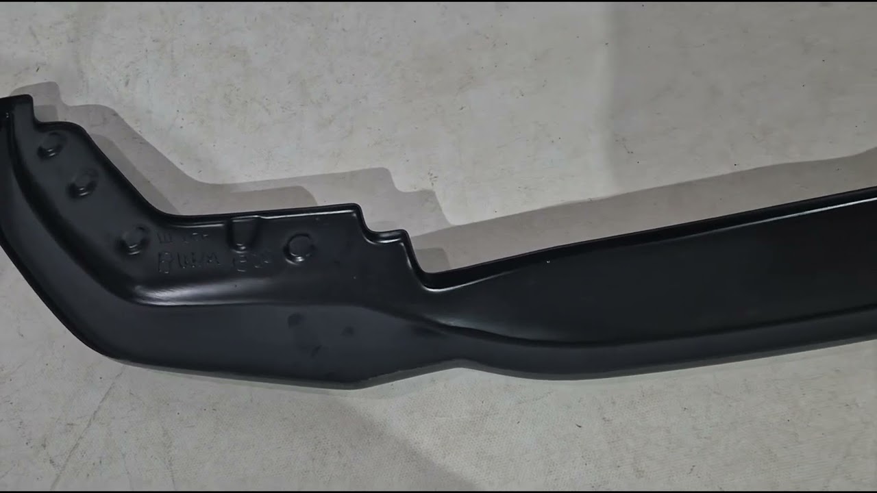 Передня Lip накладка DPT V-2 (чорний глянець) Video 1