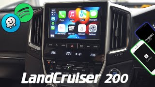 Apple CarPlay & Android Auto for Toyota LandCruiser 200 2014-2021