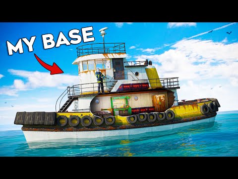 I Solo lived in a Tugboat for my whole Rust wipe..