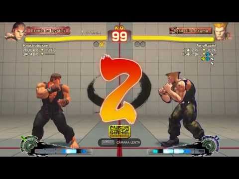 SSF4AE LivePC - Haochobuken [Ryu] vs AnjoRaziel [Guile]
