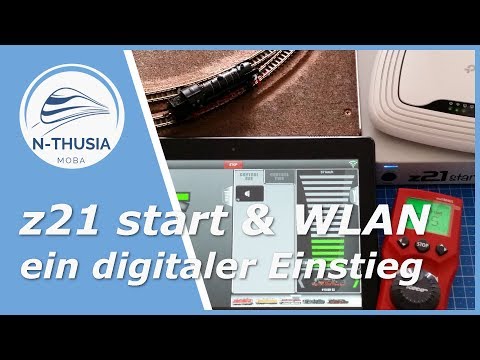 Steuerung – z21 start, multiMAUS, WLAN Package, z21 App | Schreibtisch Modellbahn Spur N