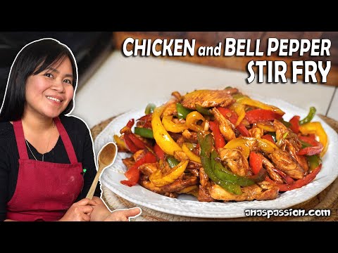 Easy Chicken and Bell Pepper Stir Fry