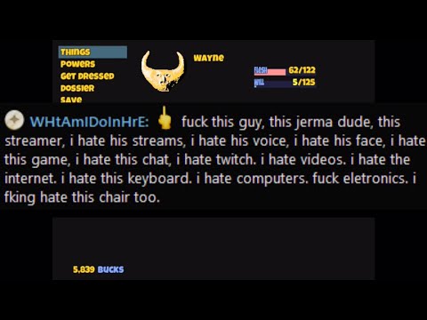 jerma reads a deleted message from his biggest hater