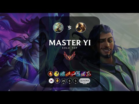 Master Yi Top vs Akshan - KR Grandmaster Patch 13.3