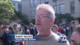 ABC7 News - Dalai Lama talks about how to have a happy life at Berkeley event