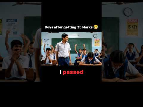 Boy Celebrates 35 Marks, Girl Cries at 98! | Classroom Comedy 😂 #youtubeshorts #funny #comedyshorts