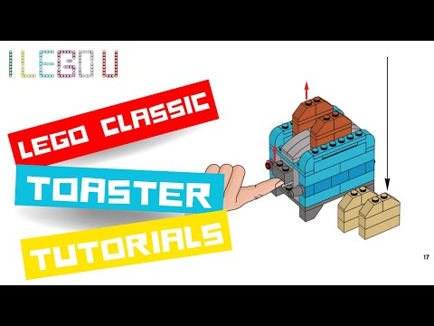 LEGO CLASSIC TOASTER Building Instructions - Lego Classic TOASTER Tutorial