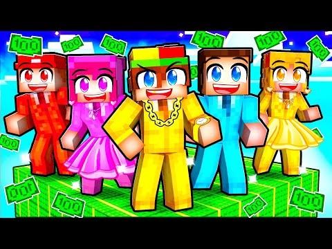 Surviving One BILLIONAIRE Block In Minecraft!