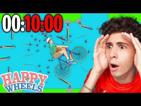 RECORD di BOTTLE RUN in 10 MINUTI! - Happy Wheels - [Ep.178]