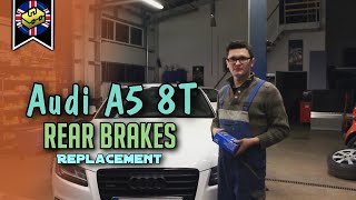 How to Replace Rear Brakes on an Audi A5 | Audi A5 8T Rear Brake Replacement | DIY Tutorial