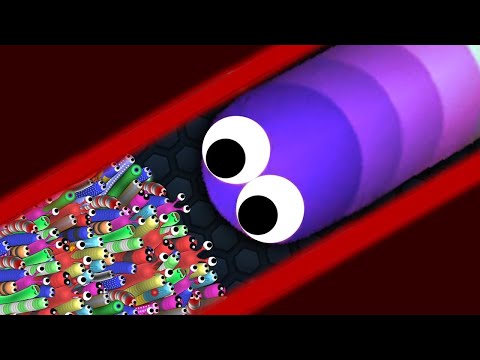 Slither.io 1 Pro Giant Snake vs 97179 Tiny Snakes Epic Slitherio Gameplay