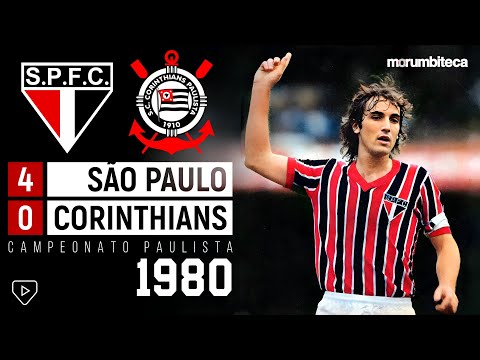 São Paulo 4x0 Corinthians | 1980 | OSCAR DEBUTED AND THE MACHINE RAN OVER!