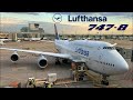 🇩🇪  Frankfurt - Singapore  🇸🇬  Lufthansa Boeing 747-8 + Jewel  [FULL FLIGHT REPORT]