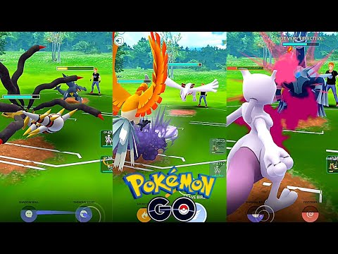 Shiny Ho-oH🔥Vs Shiny Lugia💨🤯!Mewtwo🌀Hard Hit💥!Master League! Pokemon Go