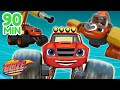 Blaze Transformations & Rescues! w/ AJ | 90 Minute Compilation | Blaze and the Monster Machines