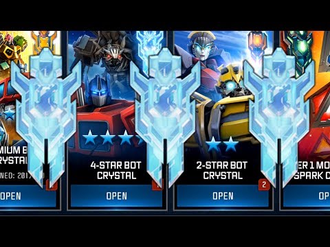 EPIC 4 STAR BOT CRYSTAL OPENING! - 🔥 4 STAR BOT - TRANSFORMERS : Forged To Fight